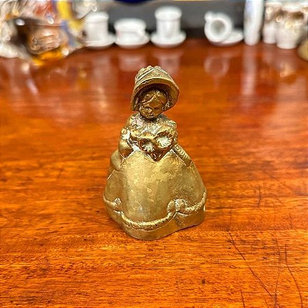 Sineta dama em bronze