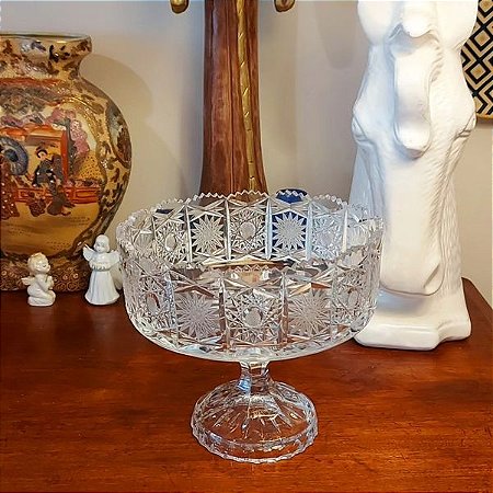 Fruteira em cristal