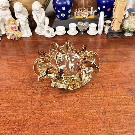 Peça decorativa em Murano Âmbar