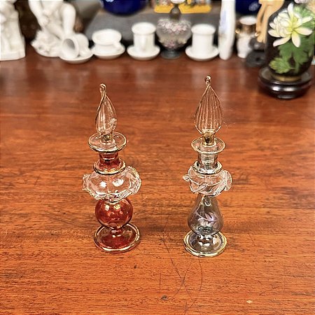 Elegante mini perfumeiro egípcio (cada)