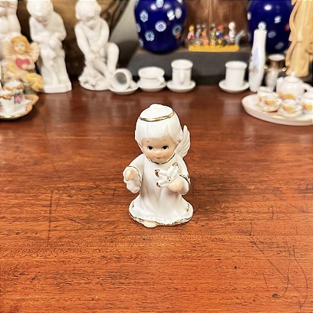 Bibelô Anjinho em porcelana Monti Fiero, Espanha