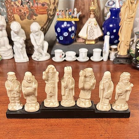 Conjunto escultório Os ‘7 Deuses da Felicidade’