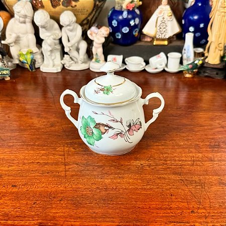 Açucareiro em antiga porcelana Schmidt.