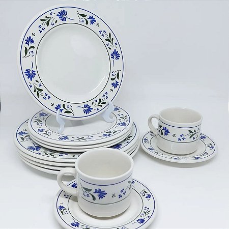 Jogo em porcelana Oxford.