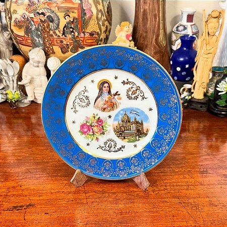 Prato decorativo em porcelana francesa de Limoges