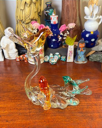 Escultura em vidro artístico de Murano.