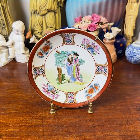 Pequeno Prato Decorativo Chinês