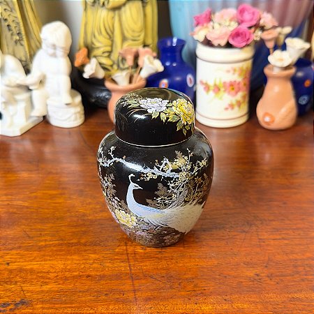 Potiche japonês de cerâmica Shibata