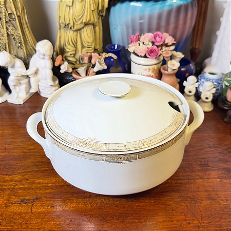 Elegante sopeira em porcelana Schmidt