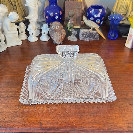 Antiga Manteigueira de Cristal.