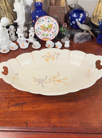 Centro de mesa ou fruteira em porcelana alemã.