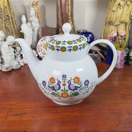 Bule em porcelana Schmidt anos 70.