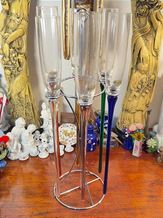 Taças Flute Cristal Bayern Alemão.