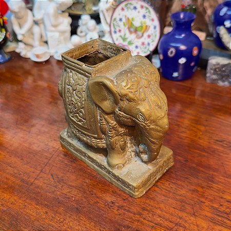 Elefante Indiano em bronze.