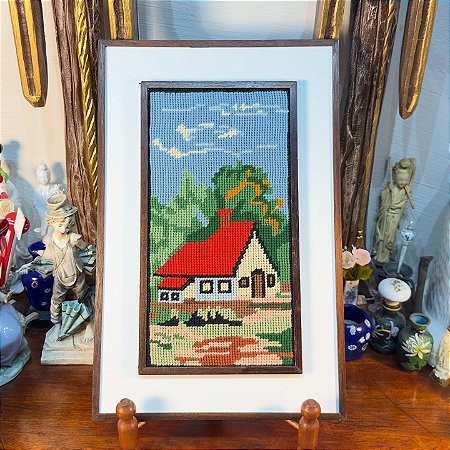 Tapeçaria em Ponto Cruz - Anos 70/80.