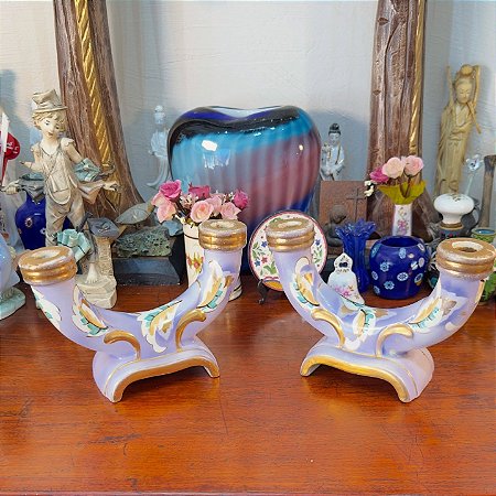 Castiçal em Porcelana Zappi (Unidade)