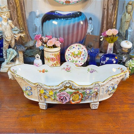LOREIRA EM PORCELANA ALEMÃ VON SCHIERHOLZ