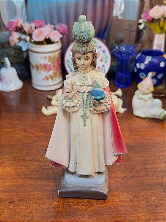 Arte Sacra - Escultura Menino Jesus de Praga