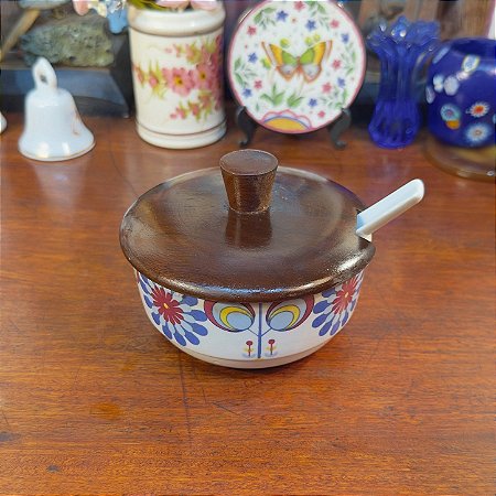 ANTIGA FARINHEIRA EM PORCELANA PORCELANARTE.