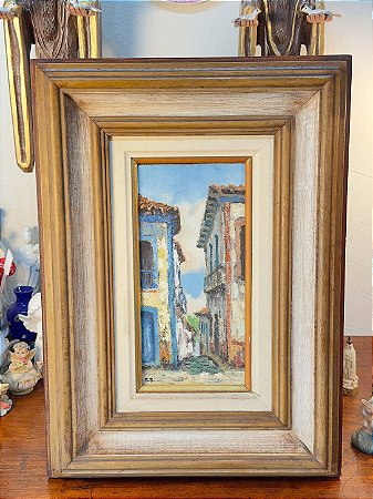 Quadro Paisagem de Tiradentes por José Pimenta (1992)