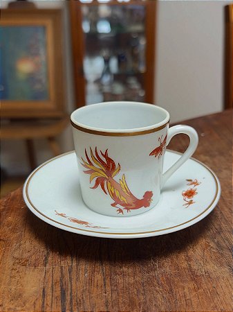 XÍCARA DE CAFÉ EM PORCELANA LIMOGES DU SITE COROT