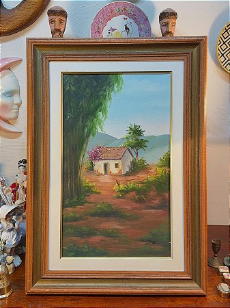 Quadro Pintura Paisagem Rural – Caroline (1994)