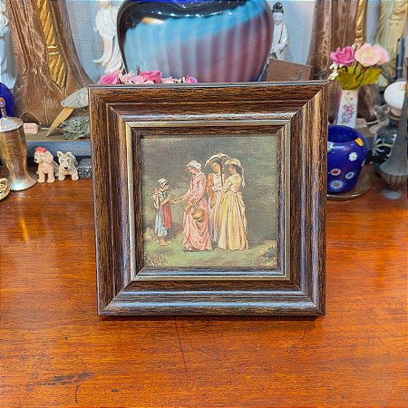 Quadro Óleo sobre tela As Moças de Aldeia