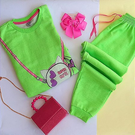 Conjunto Moletom Verde