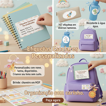 Kit etiquetas escolares
