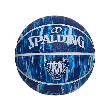 Bola Basquete Spalding Marble - Azul Marinho