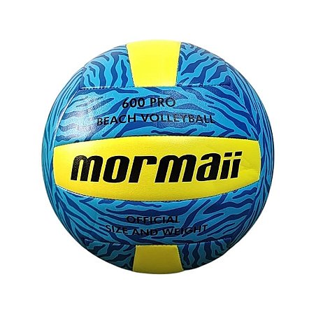 Bola de Vôlei de Praia Mormaii VB-600 Pro Top - Azul/Amarela