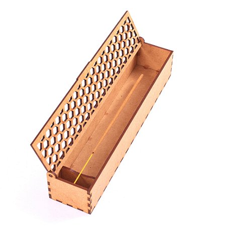 Porta Incenso Colmeia - Mdf Cru
