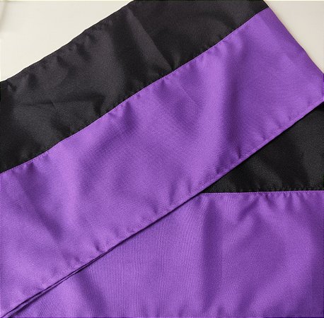 Pano de cabeça roxo/preto