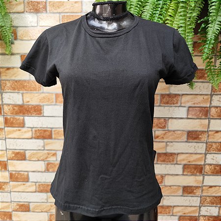 Babylook feminina preta