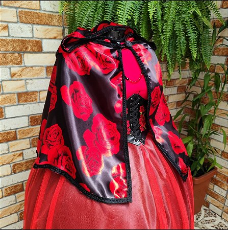 Capa de cetim estampado