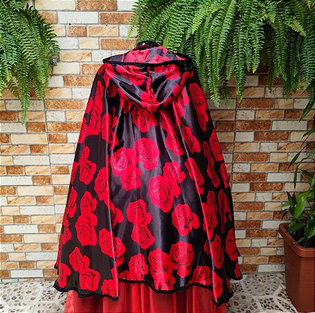 Capa de cetim estampado