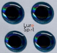 5mm - Azul / Íris preta