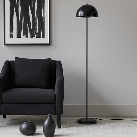 Luminária de Piso Komaco Com Cúpula Fixa