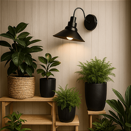 Arandela de Parede Judith Com Cúpula Fixa