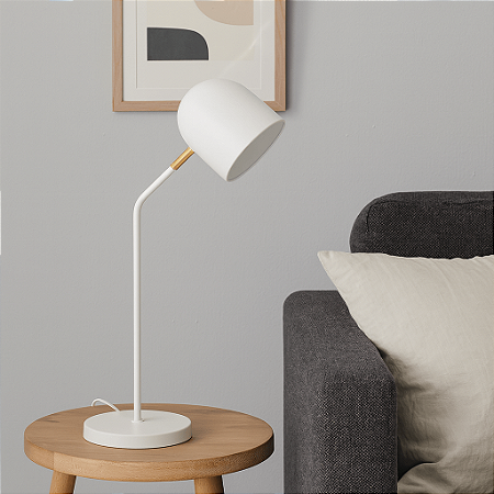 Luminária de Mesa Ralph Com Cúpula Articulada