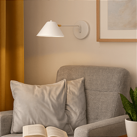 Arandela de Parede Bak Com Cúpula Articulada