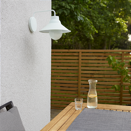 Arandela de Parede Garibaldi Com Cúpula Fixa