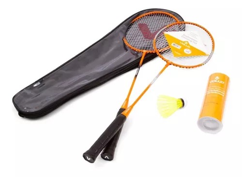 KIT BADMINTON (02 RAQUETES E 03 PETECAS) - VOLLO