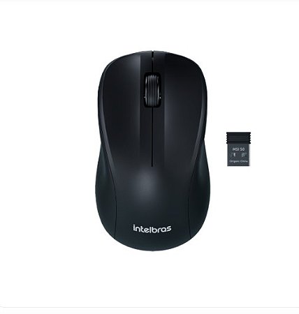 Mouse Intelbras MSI50 Sem Fio Preto