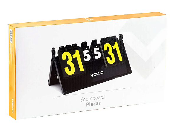 Placar de Mesa Manual 7 sets 31 pontos Vollo