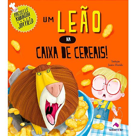 Um leão na caixa de cereais