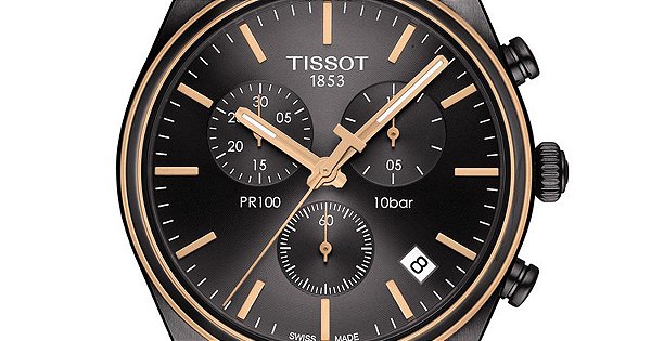 Rel gio Tissot PR 100 Chronograph estilo e desempenho Winner