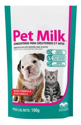 Pet Milk Suplemento para Cães e Gatos 100g