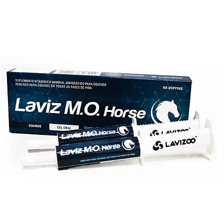 Laviz Mo Horse Suplemento P/ Equinos Lavizoo 2x40g