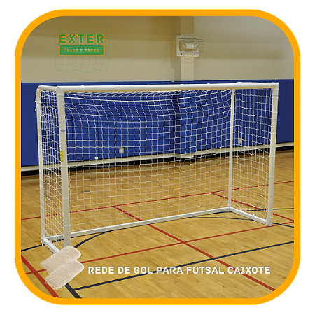 Rede de Gol para Futsal (PAR) - Modelo Caixote - Futebol de Salão